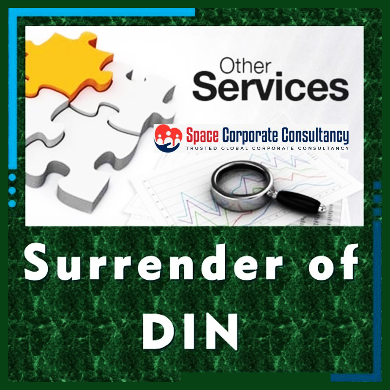 SURRENDER OF DIN